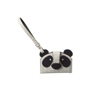 Fendi Best Friends Forever Ff & Leather Card Case, White